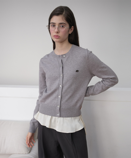 [2PACK] Round Knit Cardigan JZKT026D
