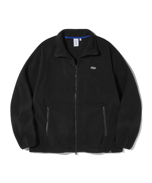 Utah Fleece Zip Jacket_Black