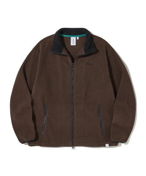 Utah Fleece Zip Jacket_Brown
