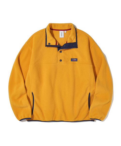 Utah Fleece Half Snap Pullover_Yellow