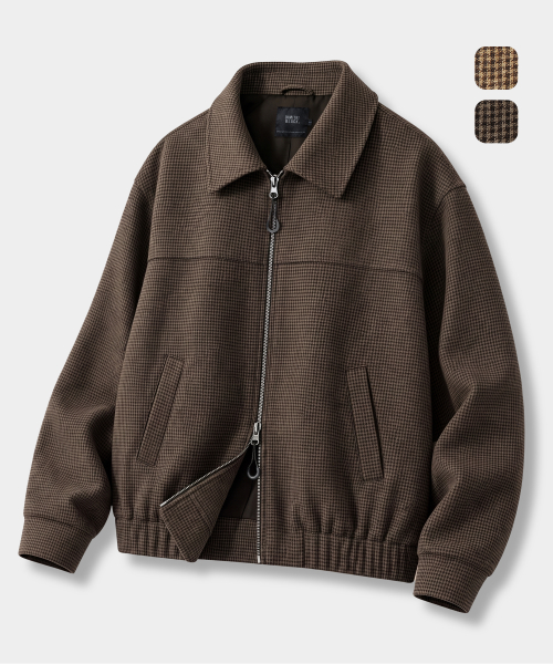 EVERYONES ESSENTIAL BLOUSON JACKET_CHECK 2 COLOR