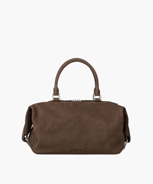 DUMPLING TOTE_milk brown nubuck