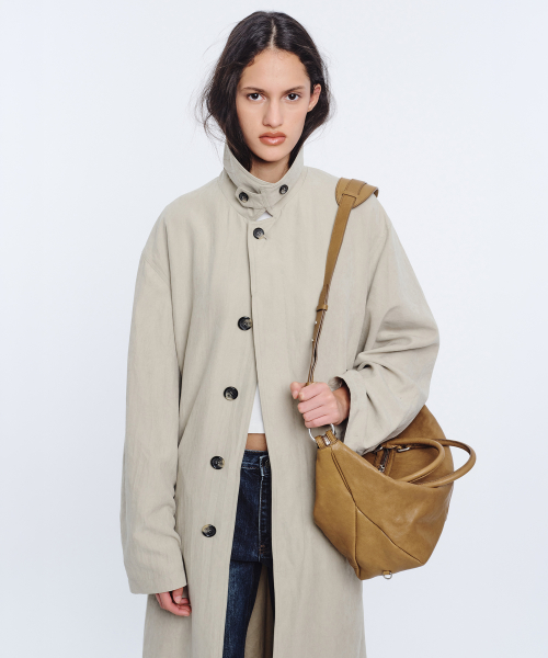 DUMPLING TOTE_vintage camel washed nappa