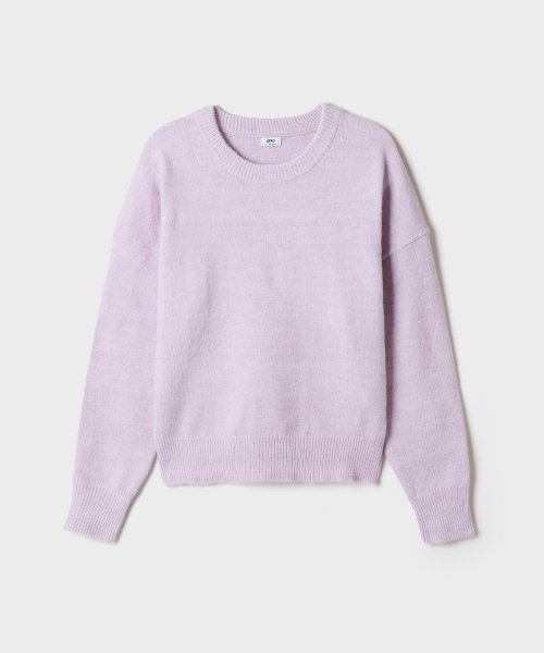 SOPEUTEUYAN Womens Fuzzy Round-Neck Sweater_SPKWG4TG01