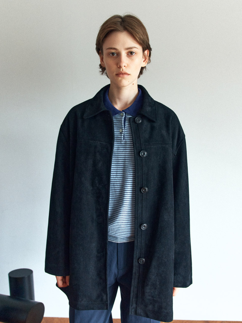 Suede Relaxed Half Jacket