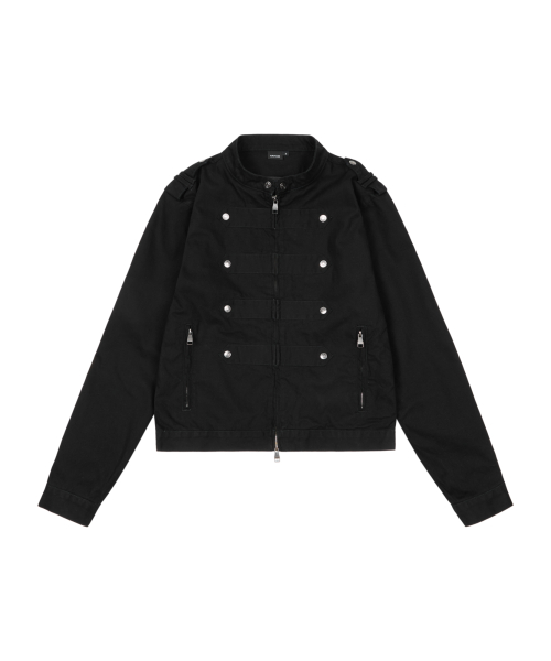 Napoleon Corded Washed Jacket (Black)