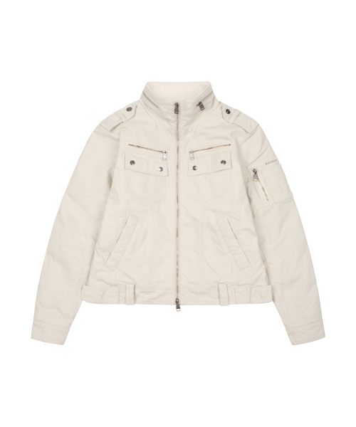 Napoleon Corded Washed Jacket (Black)