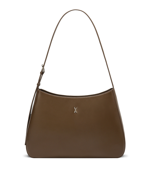 Run BELLO Hobo Bag Large Dark Brown
