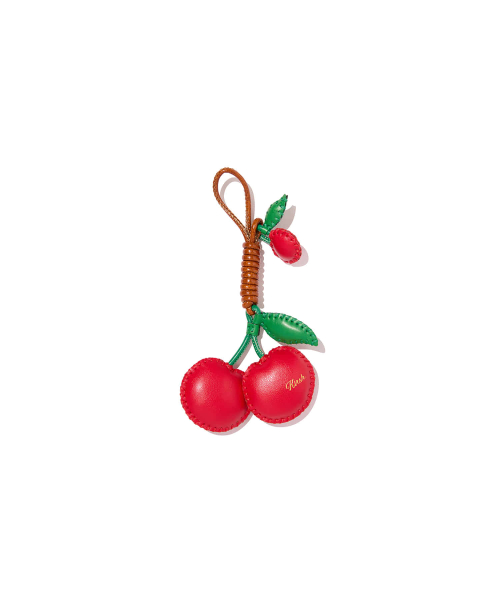SMALL CHERRY BAG CHARM(RED)