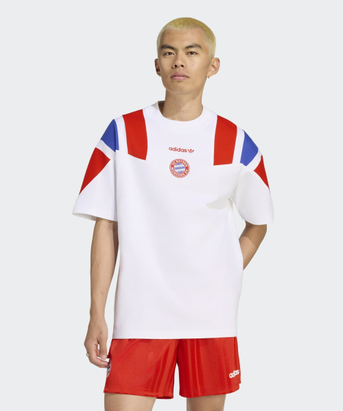 FCB EQT TEE WHITE/RED/SELUBL