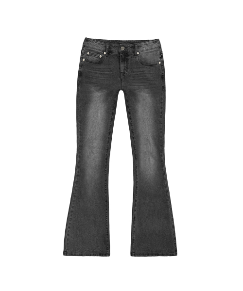 Raven Fringe Bootcut Pants_Black