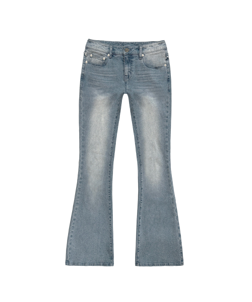 Raven Fringe Bootcut Pants_Sand Blue