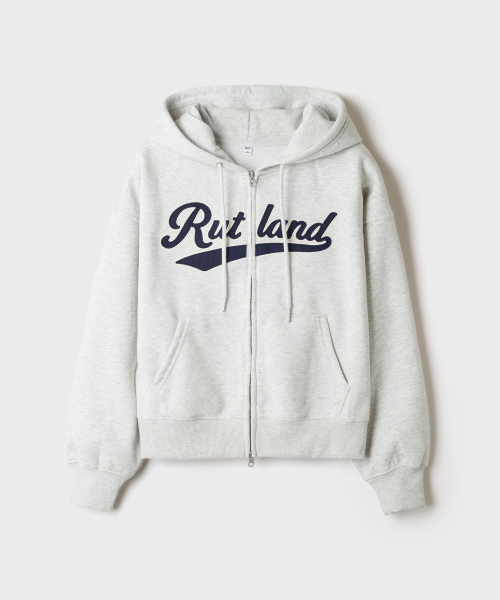 RUTLAND 크롭 후드집업_SPMZG49G50