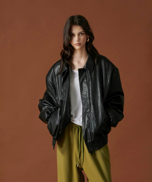 (unisex) Wish Leather Jacket