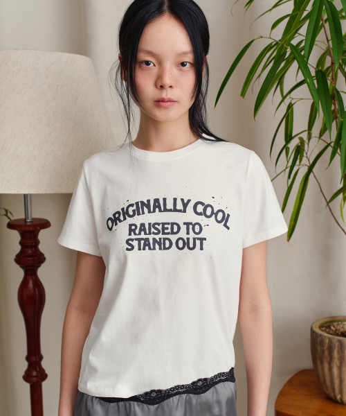 ORIGINALLY COOL T-SHIRT, WHITE
