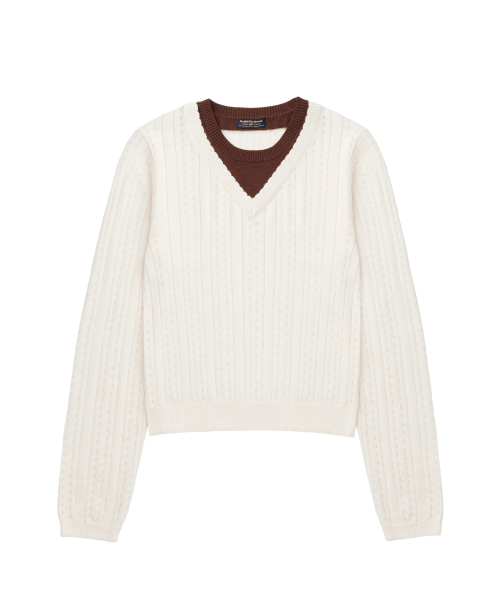 LACE PULLOVER - 2 colors