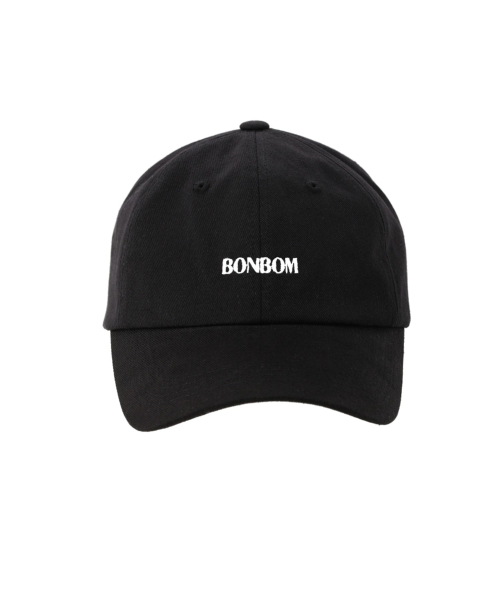 BONBOM LOGO BALL CAP-BLACK