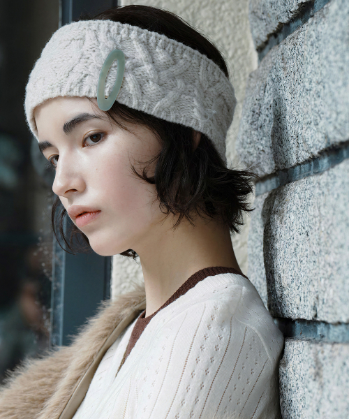 HEART CABLE HAIRBAND & NECK WARMER - 4 colors