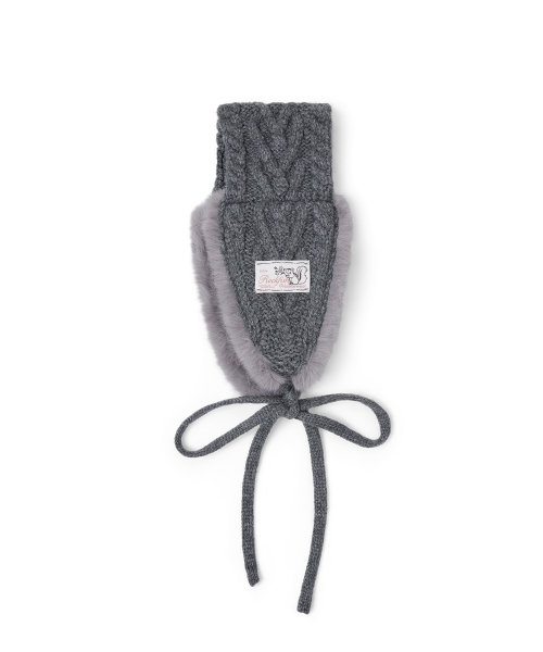 HEART CABLE EARMUFF - 4 colors