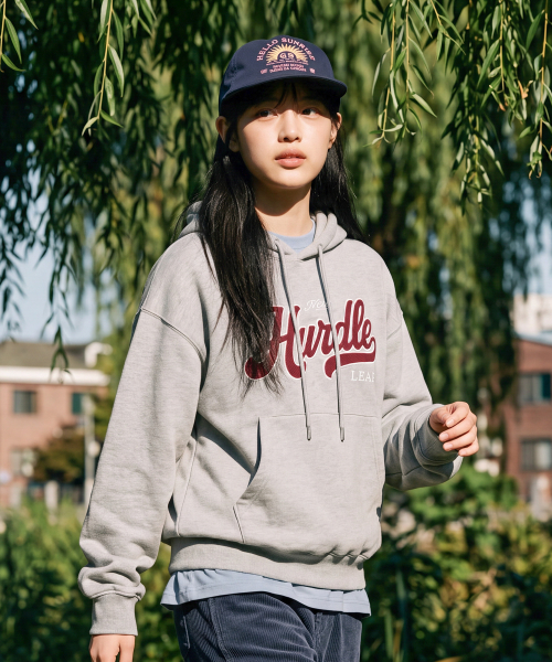 Hurdle Leap Hoodie Gray ISHD2714