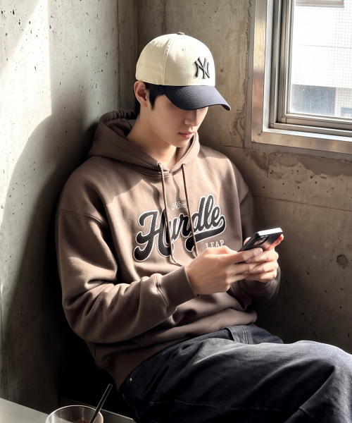 Hurdle Leap Hoodie Brown ISHD2714