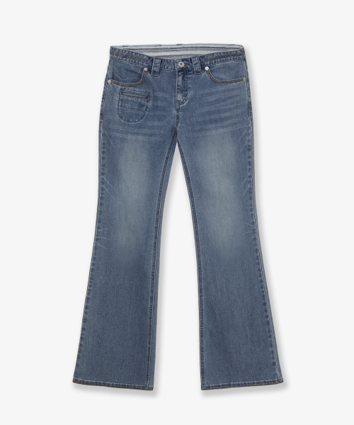 VINTAGE BOOTCUT DENIM PANTS [BLUE]