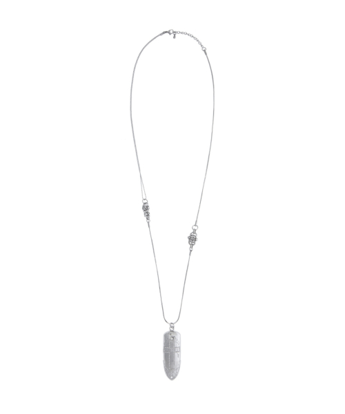 RL SHIELD NECKLACE(SILVER)