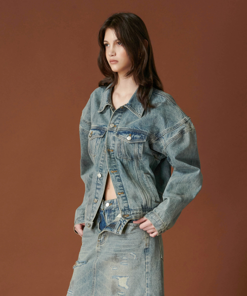 Paint Denim Jacket