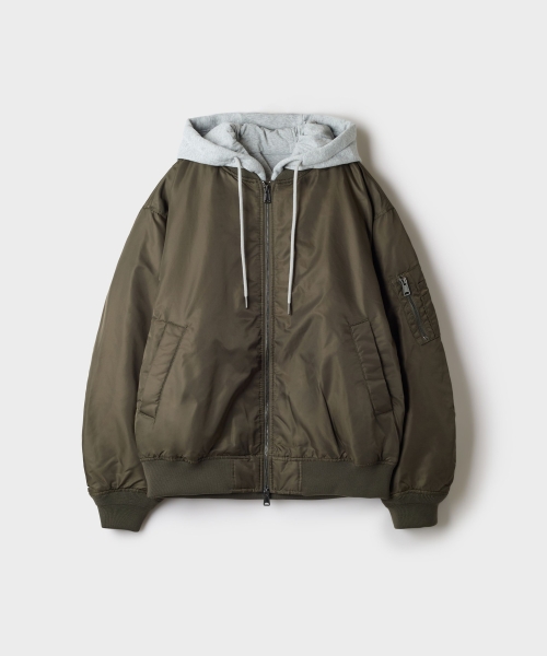 (Detachable Hood) Oversized Ma1 Aviation Jumper_SPJAG4TC01
