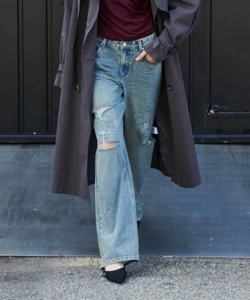 Paint Denim Pants