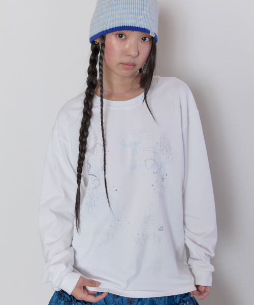 Pixel Fade Hotfix Top [White]