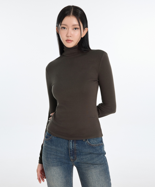 W Basic Ribbed Crop V-Neck Knit (3 Colors)