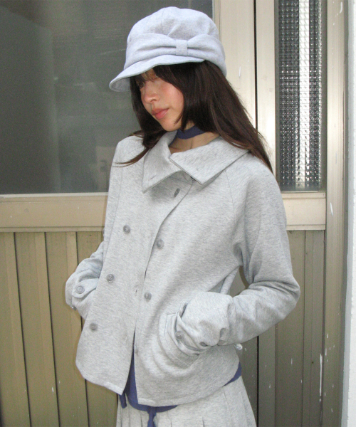 UNBALANCE DOUBLE JACKET GREY