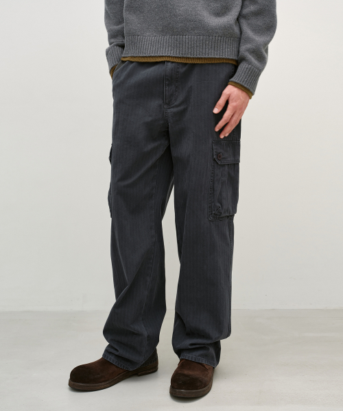 HBT Cargo Pants WASHED CHARCOAL