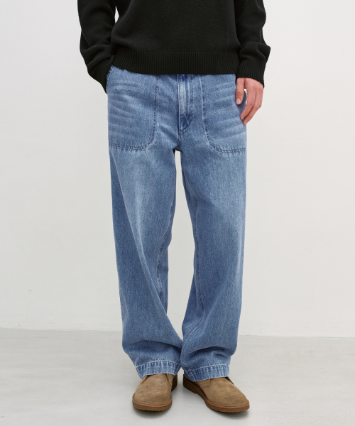 M45 Denim Baker Pants LIGHT BLUE