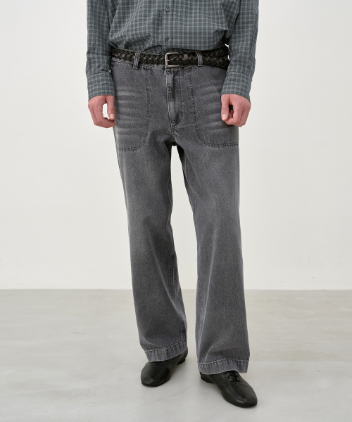 M45 Denim Baker Pants GREY