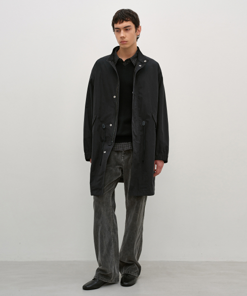 Fish Tail Parka WASHED BLACK