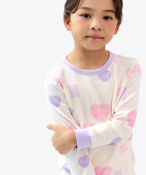 Heart pillow loungewear set