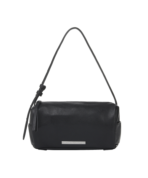 EMBOSSED METAL MINI BAG_BLACK
