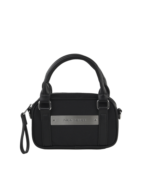 MICRO BOSTON NYLON BAG_BLACK