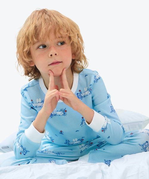 Tree trunk (blue) loungewear set