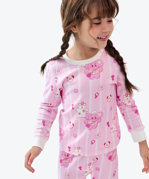 Bear (pink) loungewear set