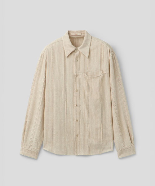 DRAPE SHIRT (IVORY)