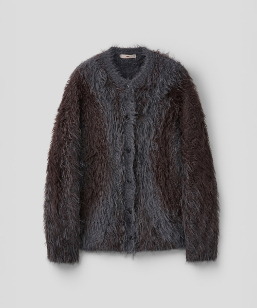 SHROUD CARDIGAN (CHARCOAL)