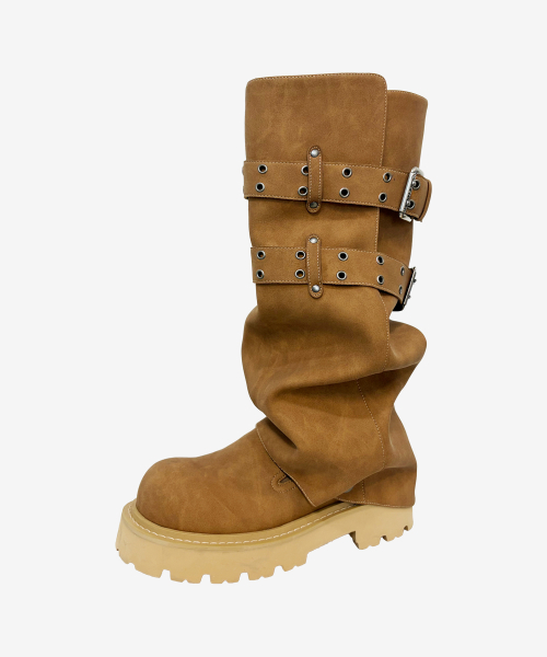Forge Two-Way Mule Boots _ Caramel Brown