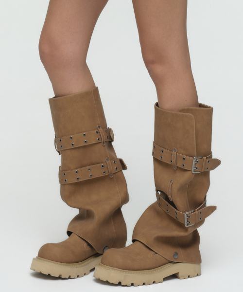 Forge Two-Way Mule Boots _ Caramel Brown