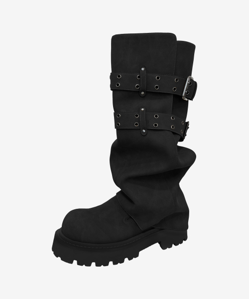 Forge Two-Way Mule Boots in Black