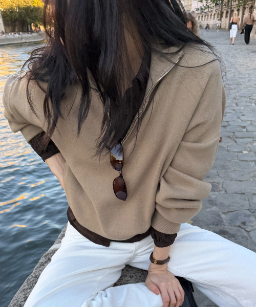 PULLOVER KNIT (BEIGE)