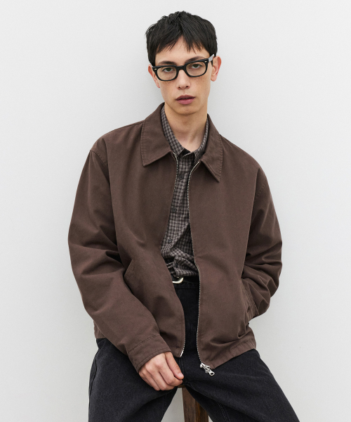 City Walk Crop Jacket, Brown