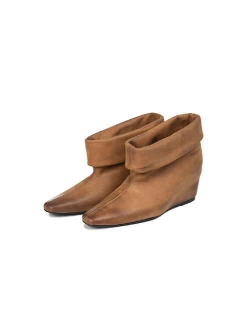 CUFF BOOTS [CAMEL BROWN]